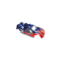 LRP Body Shell Pre-Painted Red/Silver/Blue - S8 TX LRP-132231
