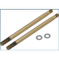 LRP Titanium Coated Shock Shaft Front (Gold) 2pcs - S8 LRP-132625