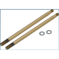 LRP Titanium Coated Shock Shaft Rear (Gold) 2pcs - S8 LRP-132626