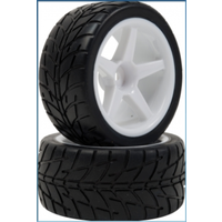 LRP VTEC 1/10 Off-Road Buggy Racing Slick Wheel Pre-Mounted LRP-65580