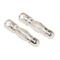 LRP 4mm Silver Universal Connectors (10pcs)