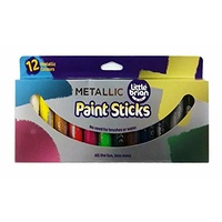 Little Brian Paint Sticks - Metallic 12 pk