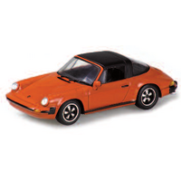 Minichamps 1/18 Porsche 911 Carrera 3.2 Targa - 1983 - Orange Diecast Model