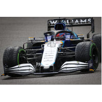 Minichamps 1/18 Williams Racing Mercedes FW43B - George Russell - 2nd Belgian GP 2021  Diecast Car
