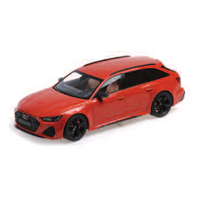 Minichamps 1/18 Audi RS 6 Avant - 2019 - Orange Metallic Diecast Model