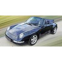 Minichamps 1/18 Porsche 911 (993) Cabriolet - 1994 - Blue Metallic Diecast Model