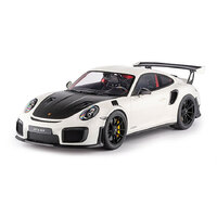 Minichamps 1/18 Porsche 911 (991.2) GT2RS  - 2018 - White W/ Black Magnesium Wheels Diecast Model