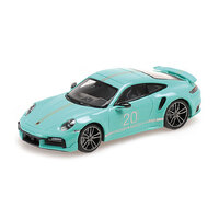 Minichamps 1/18 Porsche 911 (992) Turbo S Coupe Sport Design  - 2021 - Viola Diecast Model