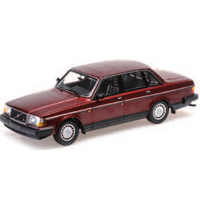 Minichamps 1/18 Volvo 240 GL - 1986 - Dark Red Metallic Diecast Model