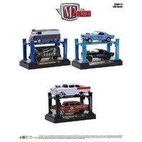 M2 1/64 Auto Lifts Mix 22 Assorted Diecast