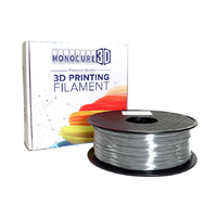Monocure 3D Filament PLA Silk Silver Grey (1kg)