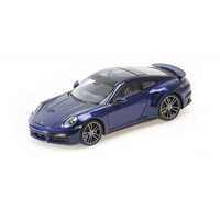 Minichamps 1/43 Porsche 911 (992) Turbo S - 2020 - Blue Metallic Diecast Car