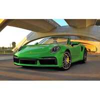 Minichamps 1/43 Porsche 911 (992) Turbo S Cabriolet - 2019 - Green Diecast Car