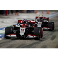 Minichamps 1/43 Haas F1 Team VF-20 - Pietro Fittipaldi - Abu Dhabi GP 2020 Diecast Model