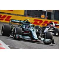 Minichamps 1/43 Aston Martin AMR21 - Sebastian Vettel - 2nd Azerbaijan GP 2021 Diecast Car