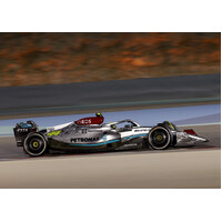 Minichamps 1/43 Mercedes-AMG Petronas Formula One Team F1 W13 E Performance - Lewis Hamilton - Bahrain GP 2022 Resin Car
