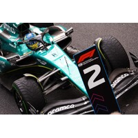 Minichamps 1/43 Aston Martin Aramco Cognizant Formula One Team AMR23 Fernando Alonso - 2nd Monaco GP 2023 Diecast F1 Car