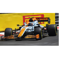 Minichamps 1/18 Mclaren MCL35M - Lando Norris - 3rd Place Monaco GP 2021 Diecast Car