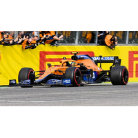 Minichamps 1/43 Mclaren MCL35M - Lando Norris - 3rd Place Emilia Romagna GP 2021 Diecast Car