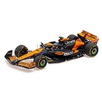 Minichamp 1/43 McLaren Formula 1 Team Mcl38 - Oscar Piastri - First Win Hungarian GP 2024 Resin Model Car