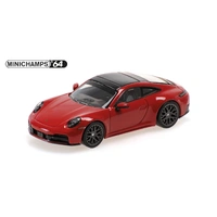 Minichamps 1/64 Porsche 911 (992.2) Carrera 2025 Carmine Red Diecast Model Car
