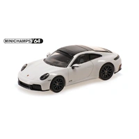 Minichamps 1/64 Porsche 911 (992.2) Carrera GTS 2025 White Diecast Model Car