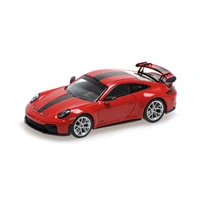 Minichamps 1/64 Porsche 911 (992.2) GT3 2025 Red W Weissach Package Diecast Model Car