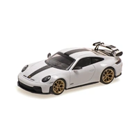 Minichamps 1/64 Porsche 911 (992.2) GT3 2025 White W Weissach Package Diecast Model Car