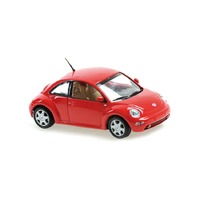Minichamps 1/43 Volkswagen New Beetle - 1998 - Red Diecast Car