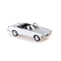 Minichamps 1/43 Peugeot 404 Cabriolet - 1962 - Silver Diecast Car