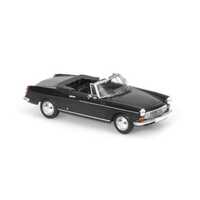 Minichamps 1/43 Peugeot 404 Cabriolet - 1962 - Black Diecast Car