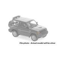 Minichamps 1/43 Mitsubishi Pajero Swb - 1991 - Silver Diecast Car