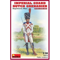 Miniart 1/16 Imperial Dutch Grenadier. Napoleonic Wars. 16018 Plastic Model Kit