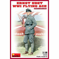 Miniart 1/16 Ernst Udet. WW1 Flying Ace 16030 Plastic Model Kit