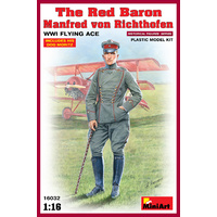 Miniart 1/16 Red Baron. Manfred von Richthofen.WW1 Flying Ace 16032 Plastic Model Kit