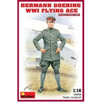 Miniart 1/16 Hermann Goering. WW1 Flying Ace 16034 Plastic Model Kit