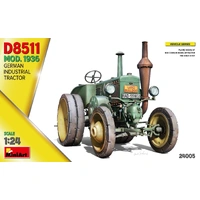 Miniart 1/24 German Industrial Tractor D8511 Mod. 1936 Plastic Model Kit