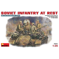 Miniart 1/35 Soviet Infantry at Rest. 35001 Plastic Model Kit