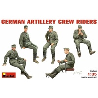 Miniart 1/35 German Artillery Crew Riders 35040 Plastic Model Kit