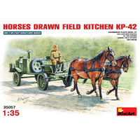 Miniart 1/35 Horses Drawn Field Kitchen KP-42 35057 Plastic Model Kit