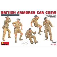 Miniart 1/35 British Armoured Car Crew 35069 Plastic Model Kit