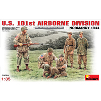Miniart 1/35 U.S. 101st Airborne Division (Normandy 1944) 35089 Plastic Model Kit