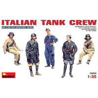 Miniart 1/35 Italian Tank Crew 35093 Plastic Model Kit