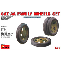 Miniart 1/35 GAZ-AA Family Wheels set 35099 Plastic Model Kit