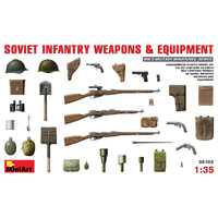 Miniart 1/35 Soviet Infantry Weapons 35102 Plastic Model Kit