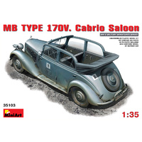 Miniart 1/35 MB Typ 170V. Cabrio Saloon 35103 Plastic Model Kit