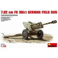 Miniart 1/35 7,62 cm F.K. 39 German Field Gun 35104 Plastic Model Kit
