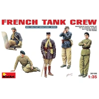 Miniart 1/35 French Tank Crew 35105 Plastic Model Kit
