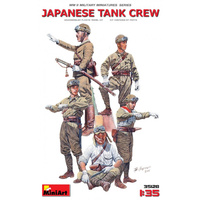 Miniart 1/35 Japanese Tank Crew 35128 Plastic Model Kit