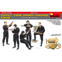 Miniart 1/35 Soviet Tank Ammo-Loading Crew Set. Special Edition 35131 Plastic Model Kit